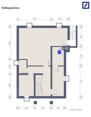 Grundriss Kellergeschoss