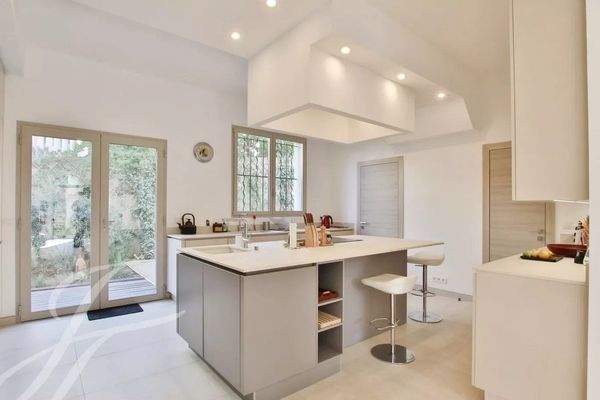 Cuisine Carrelage Îlot de cuisine