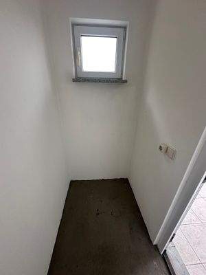 Abstellraum auf dem Balkon