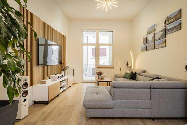 Wohnbereich mit Terrassenzugang