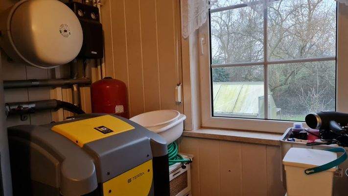 moderne Erdwärmeheizung