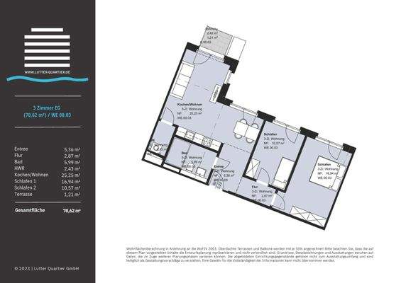 Wohnung 03 Lutter-Quartier