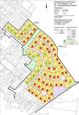 Parzellierungsplan Groß Stieten