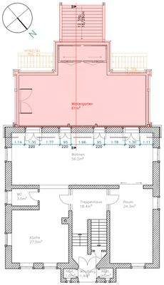 Grundriss - Hochparterre
