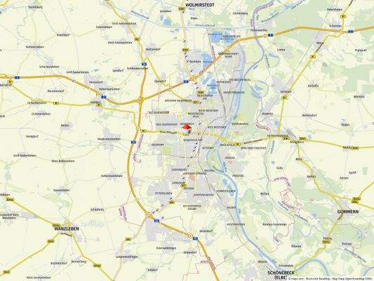 Geolyzer Kartenausschnitt