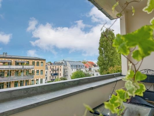 Herrlicher Weitblick in den Innenhof