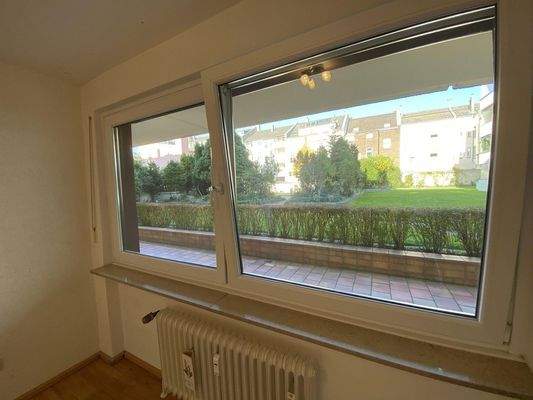 Blick aus dem Schlafzimmer