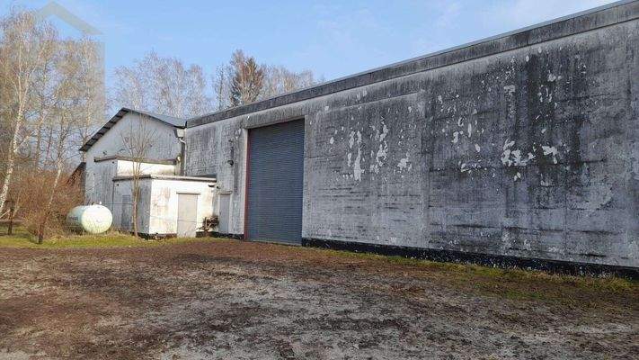 Lagerhalle Außenansicht