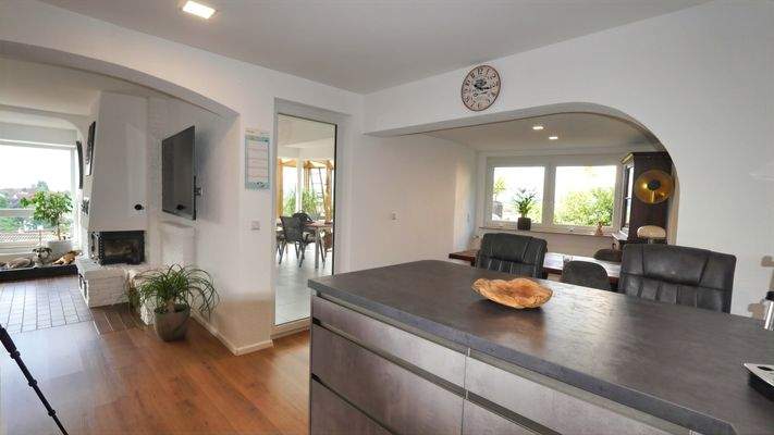 Blick von der Küche aus