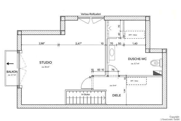 DG: Oben ganz für sich