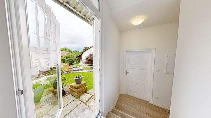 Ausgang zur Terrasse/Garten