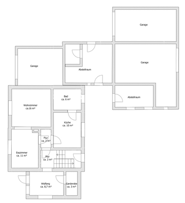 Grundriss Erdgeschoss 