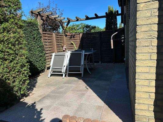 zweite Terrasse Einliegerwohnung