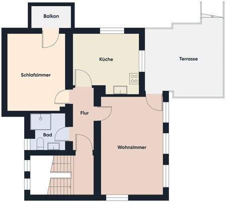 Grundriss ohne Maßstab / OG 