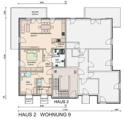 Haus 2 Wohnung 9