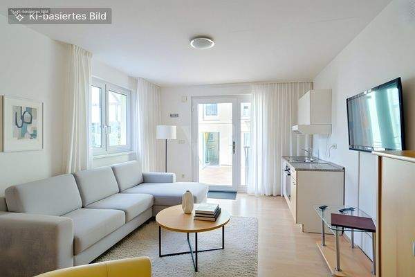 Wohnzimmer Anbau digital saniert