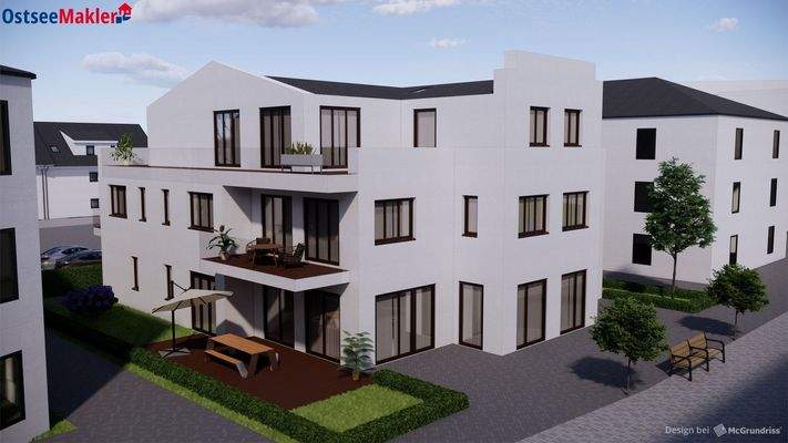 6 Wohneinheiten im Ober- und Staffelgeschoss