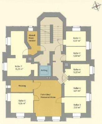 Grundriss Keller