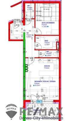 13. Eigentumswohnung 2201 Gerasdorf - Grundriss