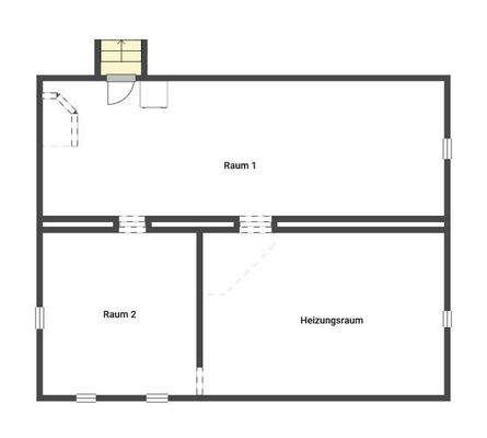 Grundriss Keller Haupthaus