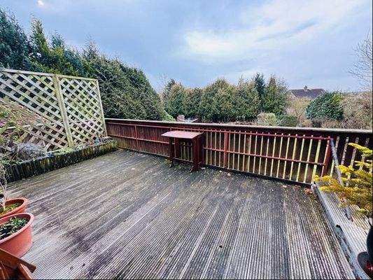 Terrasse am Wohnzimmer