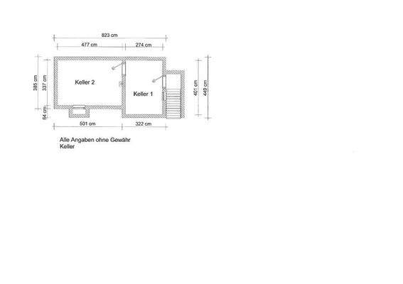 Grundriss Keller