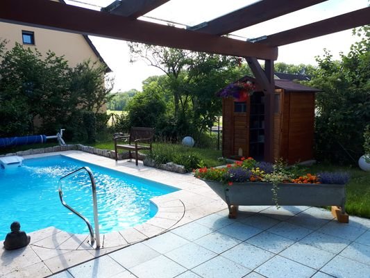 Pool im Garten