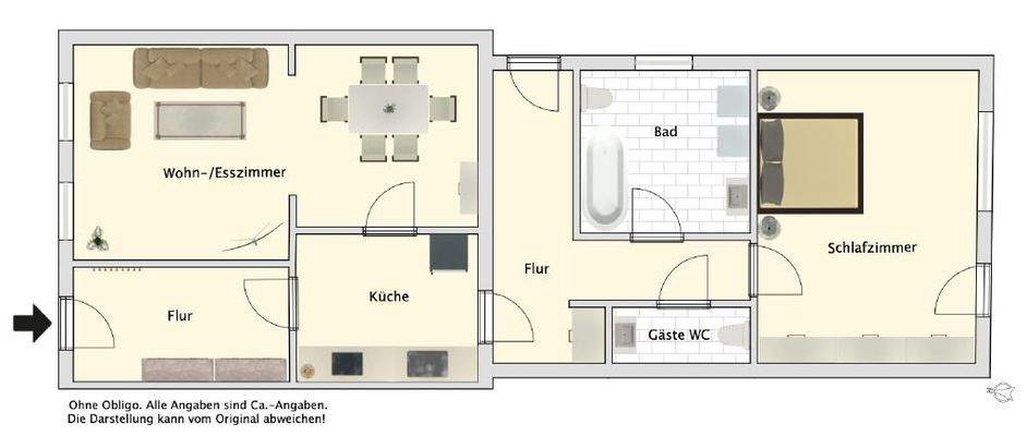 Grundriss Erdgeschoss