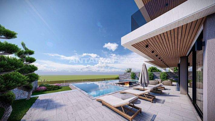 Investment 2+1, 4+1 and 5+1 Villas in Kas Kalkan Center