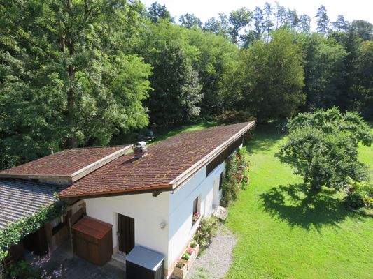 Gartenanteil hinter dem Nebengebäude  