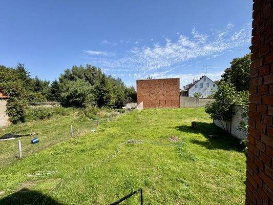 Blick vom Hintereingang