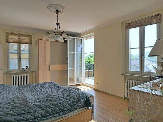 Blick zum Balkonausgang