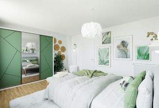 Visualisierung Schlafen Satteldach