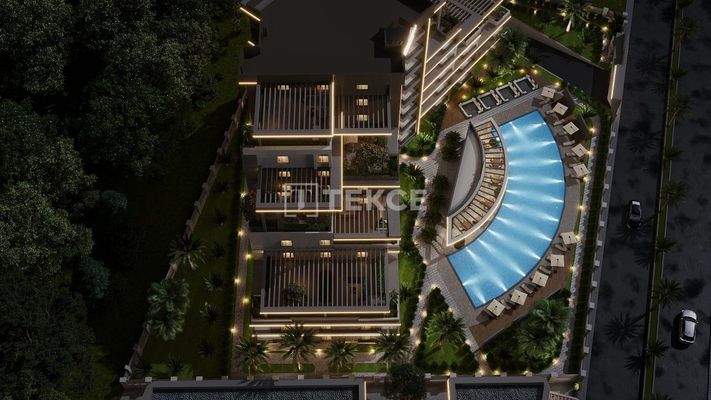 Apartments for Sale in a New Project with Pool in Altıntaş Antalya