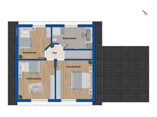 Grundriss Dachgeschoss