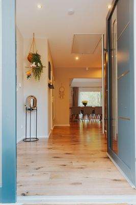 Blick von Haustüre in Wohnraum