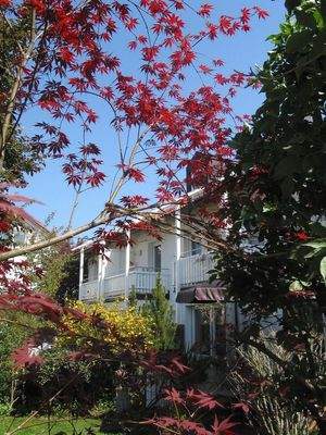 Blick vom Gartenweg SW