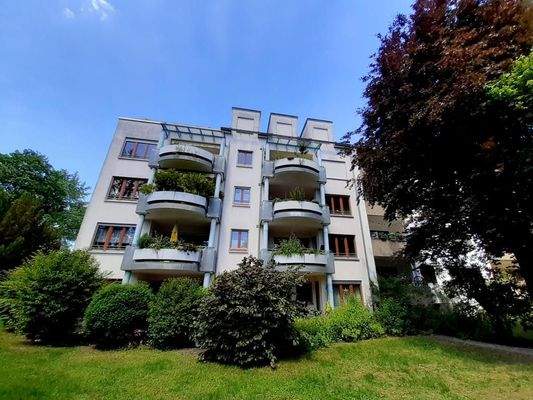 Südansicht der Wohnanlage