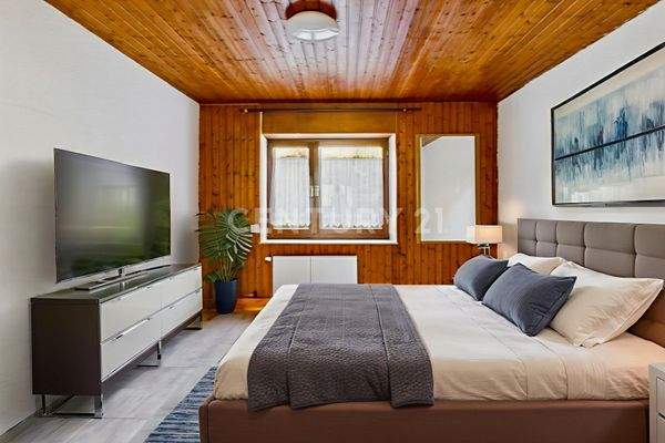 Visualisierung: Modern eingerichtetes Schlafzimmer