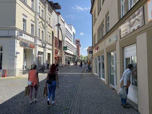 Blick zur Erfurter Straße