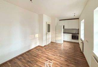 Wohnraum mit Einbauküche