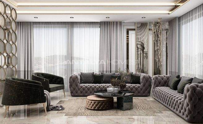 Elegant Flats in a Fully Equipped Complex in Alanya