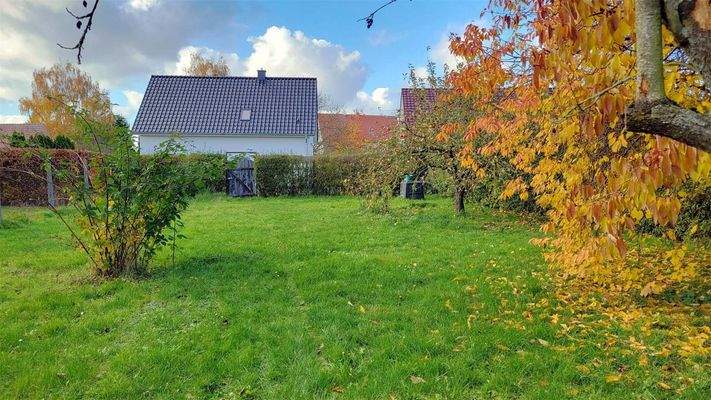 Sichtgeschützter hinterer Gart