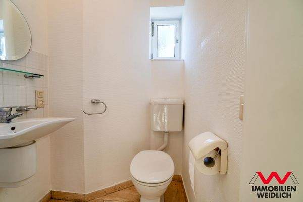 WC im Erdgeschoss