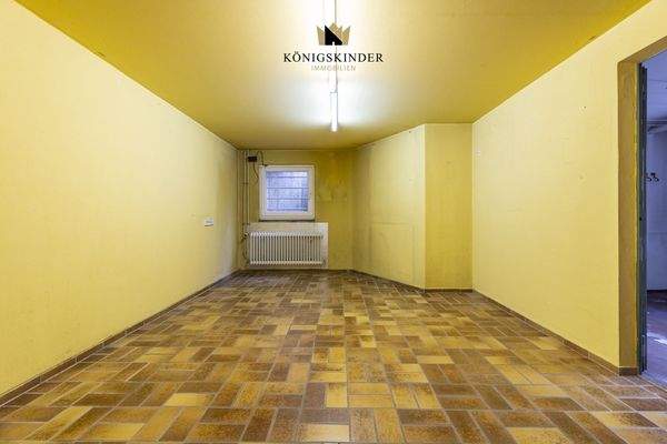 Praktischer Stauraum im Keller