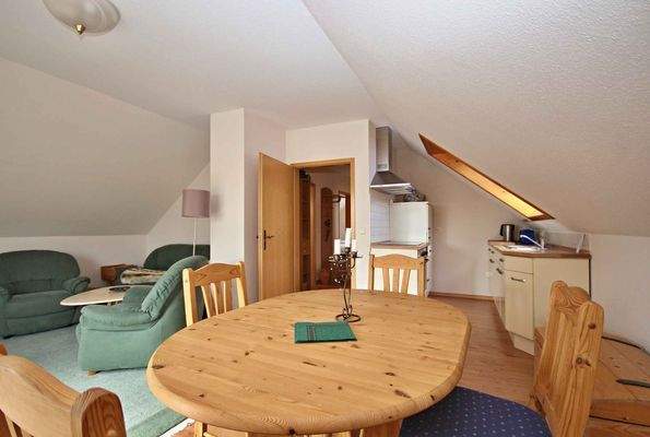 Wohnzimmer/Küche Obergeschoß