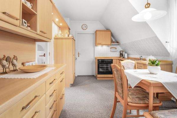 Küche im Dachgeschoss