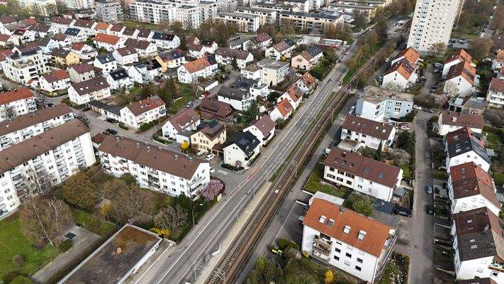 Hausansicht (Vogelperspektive) EG
