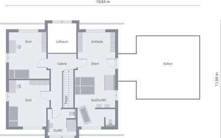 Grundriss Dachgeschoss