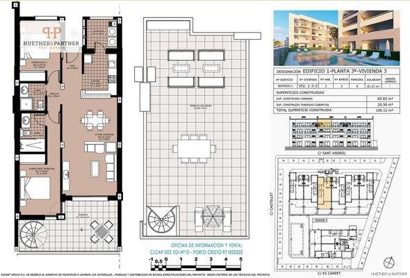 Gebäude 1 Wohnung 1-3-3